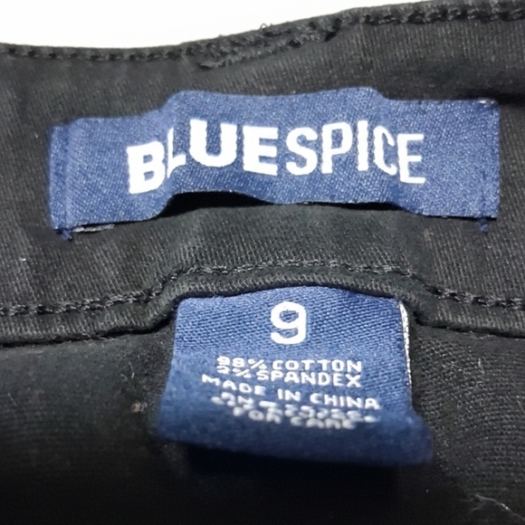 Blue Spice Black Mini Cargo Skirt - Picture 2 of 2